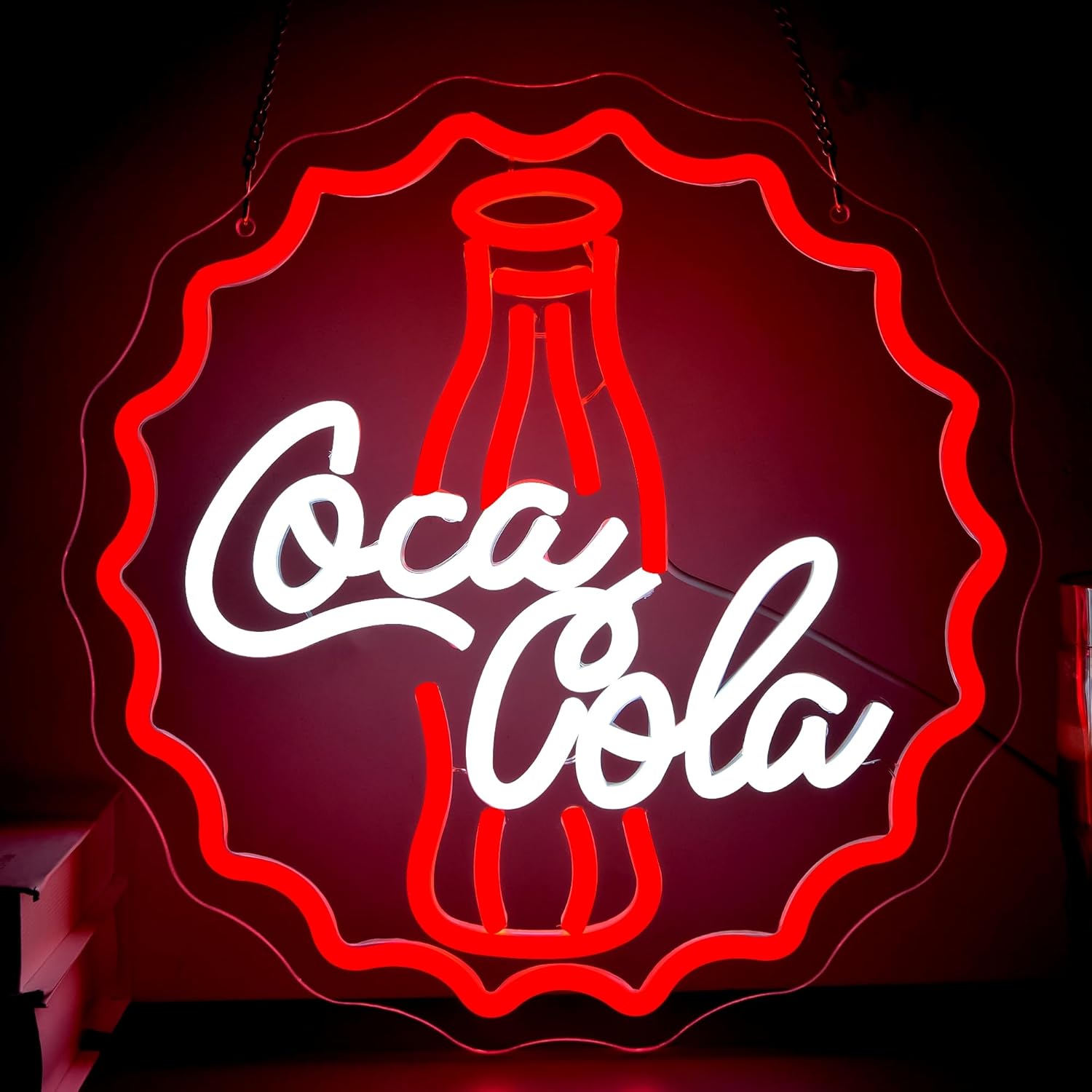Neon Sign Party - Neonowa lampka LED w kształcie coli,