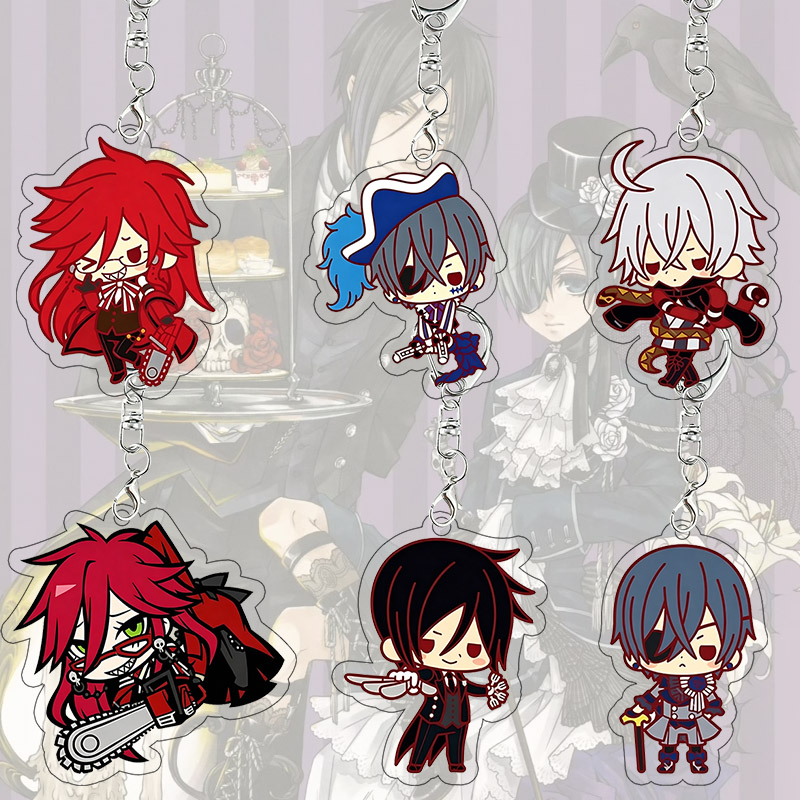 Supply Event - Czarny Kamerdyner Akrylowy Brelok Grell Sutcliff