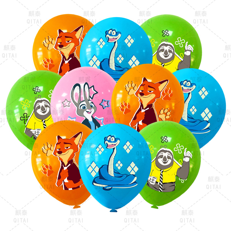 Nowe balony Zootopia, lateksow – Supply Event recenzja i cena