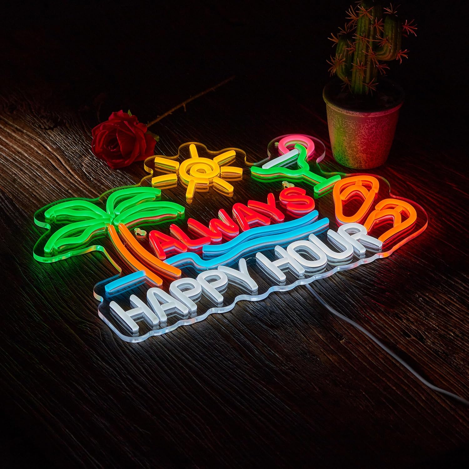Zawsze Happy Hour Bar Piwny Ne – Neon Sign Party recenzja i cena