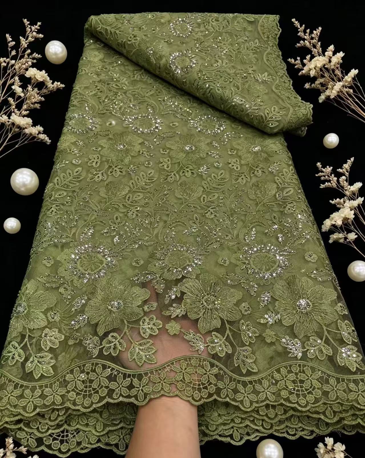 Czysta francuska tiulowa siatk – Glitter Tablecloth recenzja i cena
