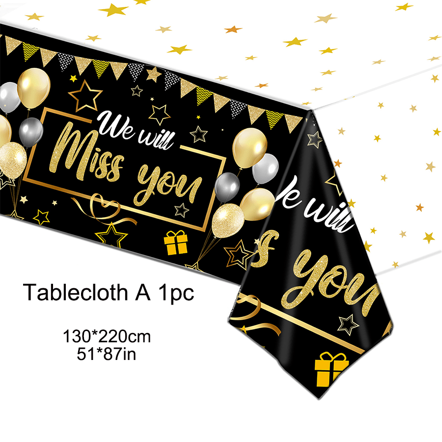 Baner „Będziemy za Tobą tęskni – Party Banner Gold recenzja i cena