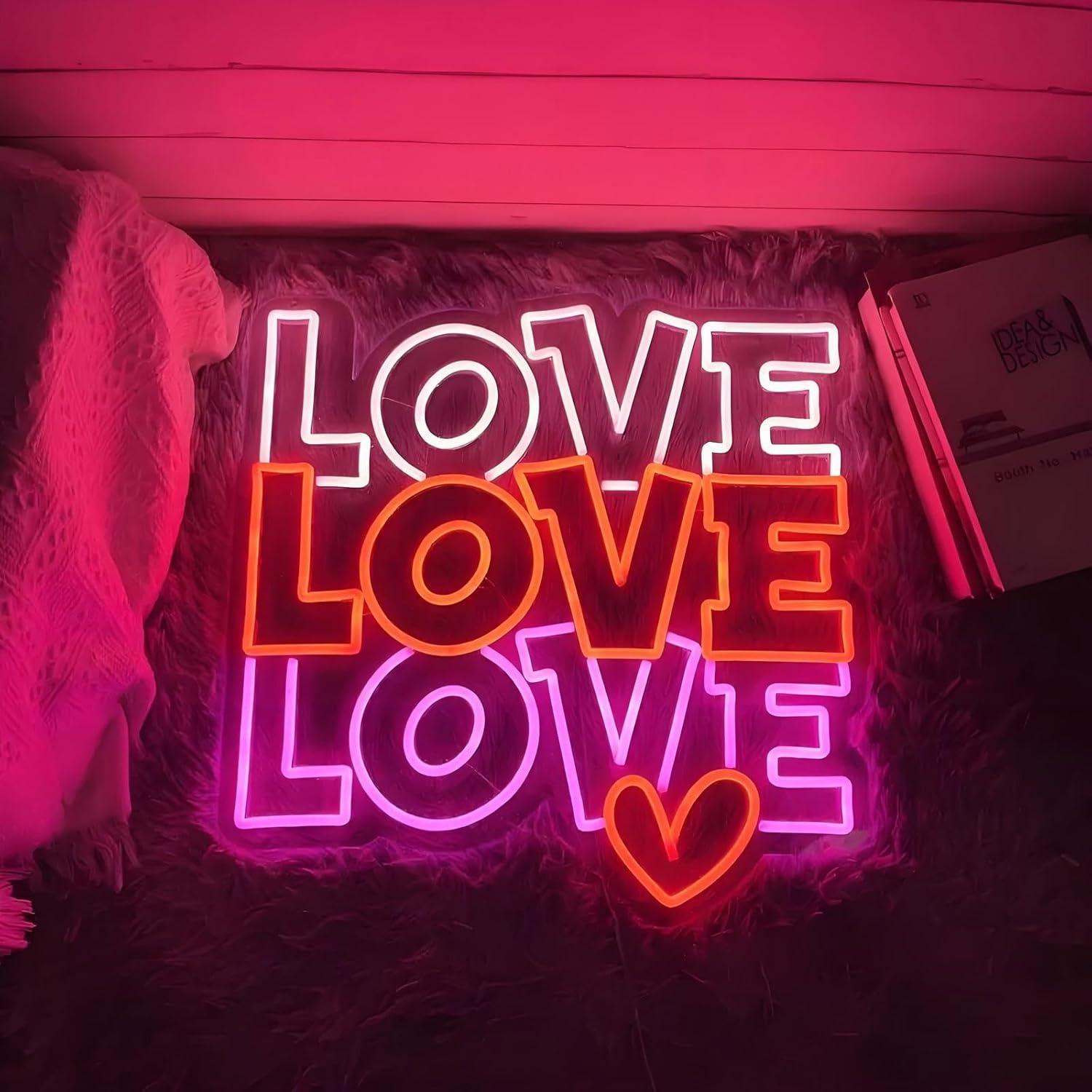 Neonowy znak miłosny, ściemnia – Neon Sign Party recenzja i cena